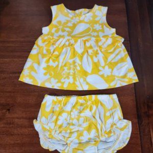 3-6M Dress and Diaper Cover